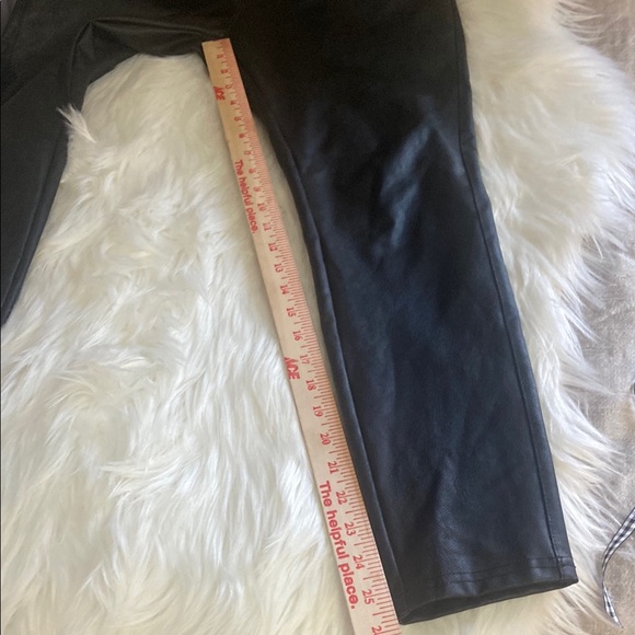 Black Faux Leather Leggings - Picture 7 of 9